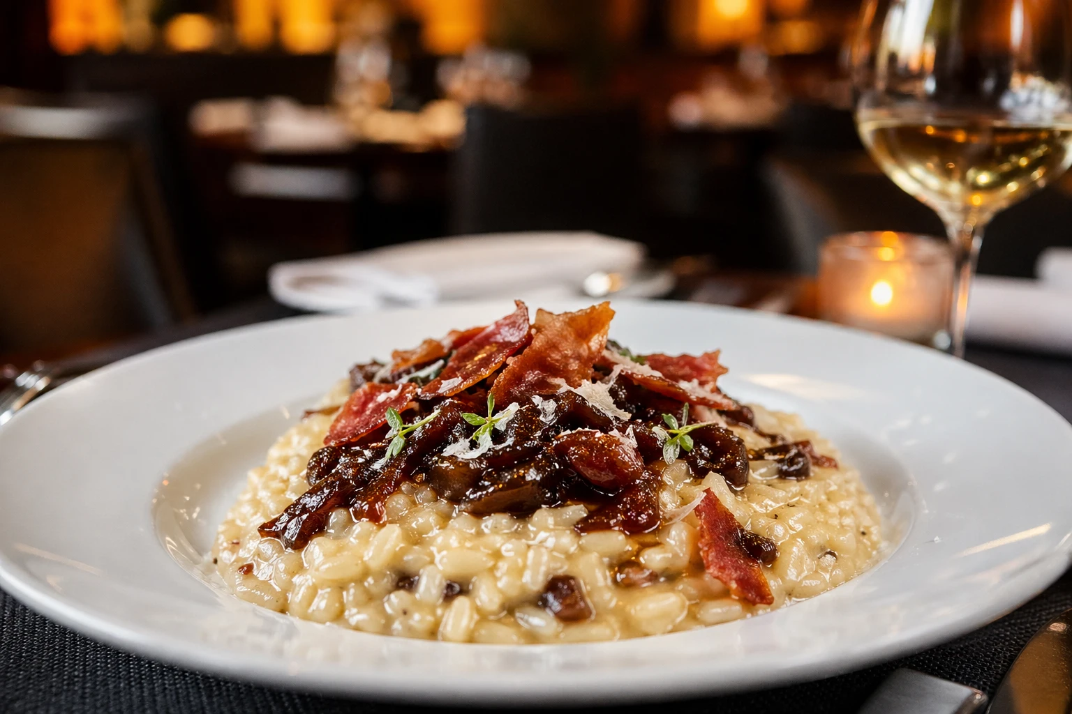 receita de Risoto de parmesão com cebola caramelizada